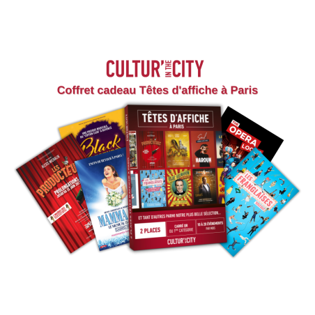 E-Carte Cadeau Coffret Têtes d'affiche Cultur'In The City