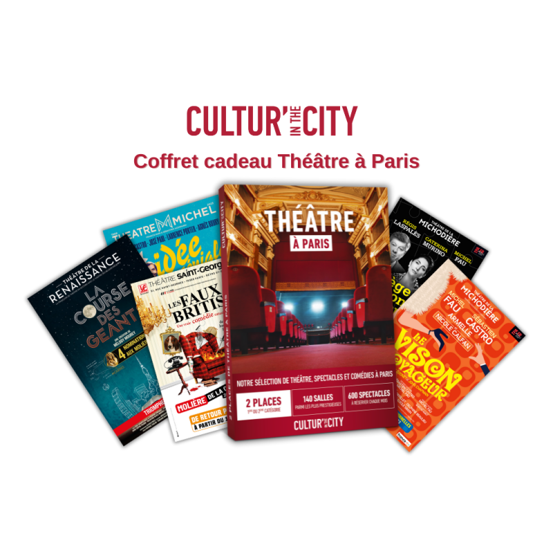 E-Carte Cadeau Coffret Théâtre à Paris Cultur'In The City