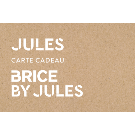 E-Carte Cadeau Brice By Jules