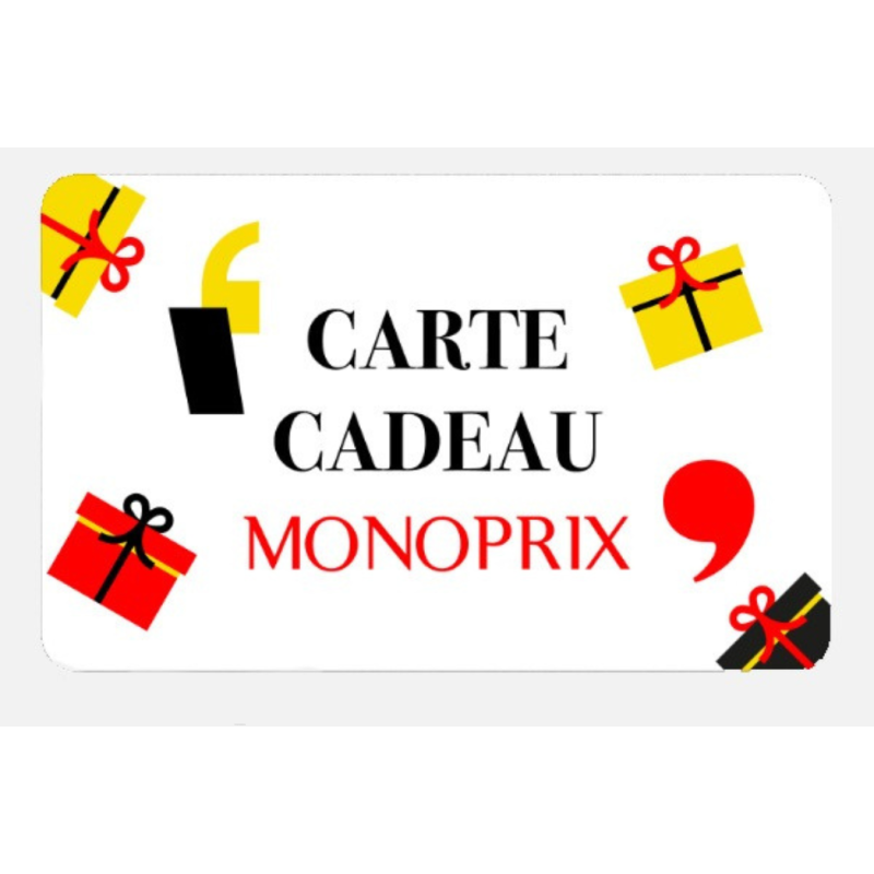 E-Carte Cadeau Monoprix